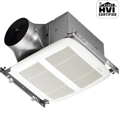 NuTone XN50 50 CFM 0.3 Sone Ceiling Mounted Energy Star Rated and HVI Certified Bath Fan with Reducer from the ULTRA GREEN