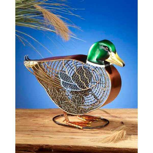 16' Fabulous Playful Pond Duck Table Top Figure Fan